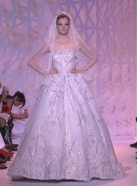 المصمم زهير مراد وفساتين زفاف خريف وشتاء 2014.2015